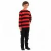 Schwarz-rot Gestreifter Pullover Kostüm Für Kinder 1 Schwarz-rot Gestreifter Pullover Kostüm Für Kinder -Kostüme für Männer Verkäufe 5055305443866.main