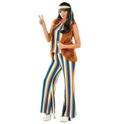60er Hippie Sängerin Kostüm Für Frauen