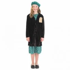 Kriegsevakuiertes Mädchen Kostüm Mit Kleid Und Jacke Für Kinder -Kostüme für Männer Verkäufe 5 0 5055305432204.main