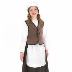 Deluxe Tudor Mädchen Kostüm Für Kinder -Kostüme für Männer Verkäufe 5 0 5055305432402.pt01