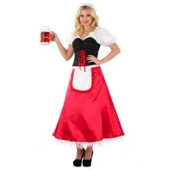 Rotes Dirndl Kleid Kostüm Für Frauen -Kostüme für Männer Verkäufe 5 0 5055305455500.main
