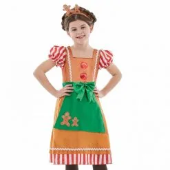Weihnachten Lebkuchenmann Kleid Kostüm Für Kinder -Kostüme für Männer Verkäufe 5 0 5055305477885.pt01