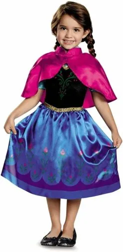 Disney Frozen Anna Unterwegs Classic Kostüm Für Kinder