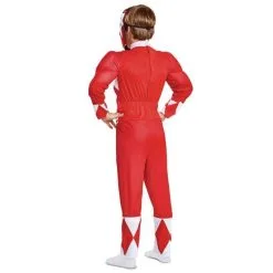 Rotes Power Rangers Klassisches Overall Für Kinder -Kostüme für Männer Verkäufe 67405 back