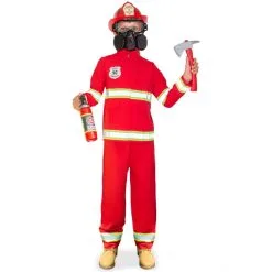 Rotes Feuerwehrmann/-frau Kostüm Für Kinder 9 Rotes Feuerwehrmann/-frau Kostüm Für Kinder -Kostüme für Männer Verkäufe 887513033387.main