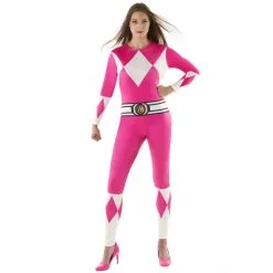 Rosa Power Ranger Kostüm Für Frauen