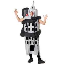 Gorilla Und Wolkenkratzer Aufblasbares Kostüm Für Männer