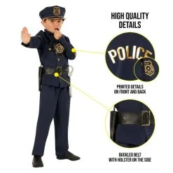 USA Polizei Sergeant Kostüm Für Kinder 16 USA Polizei Sergeant Kostüm Für Kinder -Kostüme für Männer Verkäufe 887513099703.pt02