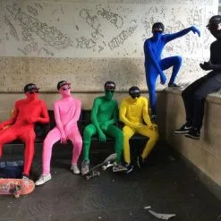 Rosa Morphsuit -Kostüme für Männer Verkäufe 8 1 816804010080.pt02