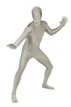 Silbernes Morphsuit -Kostüme für Männer Verkäufe 8 1 816804010325.main
