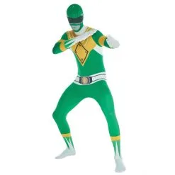 Power Ranger Morphsuit - Grün 6 Power Ranger Morphsuit - Grün -Kostüme für Männer Verkäufe 8 8 887513002536.pt02