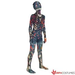 Klapp-Kiefer Verbrannter Zombie Morphsuit Für Kinder -Kostüme für Männer Verkäufe 8 8 887513021919.pt03