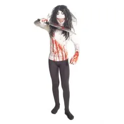 Jeff The Killer Morphsuit Für Kinder -Kostüme für Männer Verkäufe 8 8 887513027904.pt04