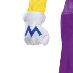 Super Mario Bros Wario Deluxe Kostüm Für Kinder -Kostüme für Männer Verkäufe 98815 gloves