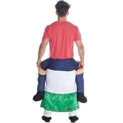 Deutsche Bierdame Huckepack Kostüm -Kostüme für Männer Verkäufe german beer wench piggyback costume 2