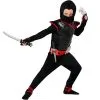 Schwarzes Und Rotes Tödlicher Ninja Kostüm Für Kinder -Kostüme für Männer Verkäufe kids black and red ninja costume 1 1