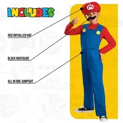 Super Mario Bros Klassisches Mario Kostüm Für Kinder -Kostüme für Männer Verkäufe kids mario classic 3 1