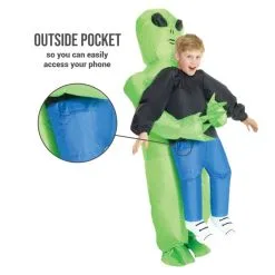 Aufblasbares Alien Pick Me Up Kostüm Für Kinder -Kostüme für Männer Verkäufe kmcpial alien pick me up feature 02