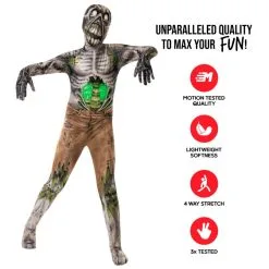 Schleim Zombie Morphsuit Für Kinder -Kostüme für Männer Verkäufe kpaz slime zombie morphsuit kids feature 1
