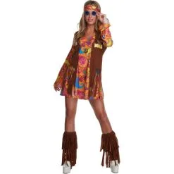 Kurzes Hippie Kleid Kostüm Für Frauen -Kostüme für Männer Verkäufe l2 f vua