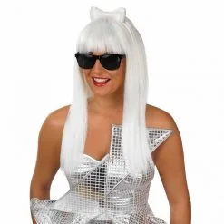 Popstar Perücke Und Brille