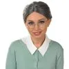 Graue Oma Dutt Perücke Und Brille -Kostüme für Männer Verkäufe m1 2 8 2835