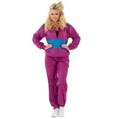 Lila Sportanzug Kostüm Für Frauen -Kostüme für Männer Verkäufe m1 3 6 3651