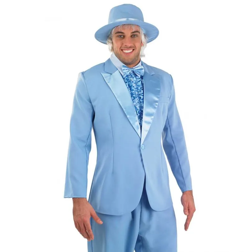 Blauer Dumm Anzug Kostüm Für Männer 4 Blauer Dumm Anzug Kostüm Für Männer – Bild 2