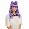 Lila Cosplay Perücke