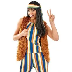 60er Hippie Sängerin Kostüm Für Frauen -Kostüme für Männer Verkäufe m1 4 3 4332 1