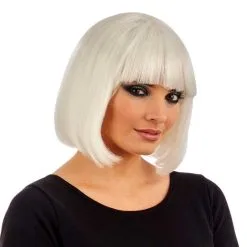 Leuchtende Kurzer Bob Perücke