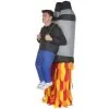Aufblasbares Riesen Jet Pack Ride-On-Kostüm -Kostüme für Männer Verkäufe m1 a d adult jet pack inflatable 4 1