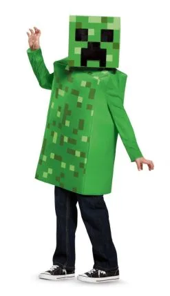 Klassisches Minecraft Creeper Kostüm Für Kinder