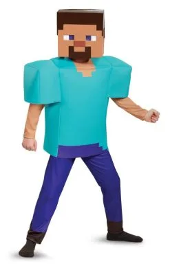 Deluxe Minecraft Steve Kostüm Für Kinder