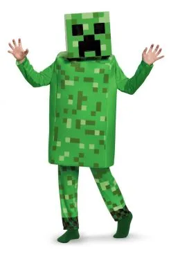 Deluxe Minecraft Creeper Kostüm Für Kinder
