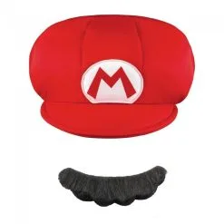 Nintendo Super Mario Roter Hut Und Schnurrbart Für Kinder