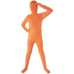 Orangenfarbiger Morphsuit Für Kinder -Kostüme für Männer Verkäufe m1 o r orange morphsuit dsc3812