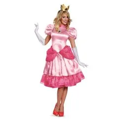 Deluxe Prinzessin Peach Kostüm Für Frauen