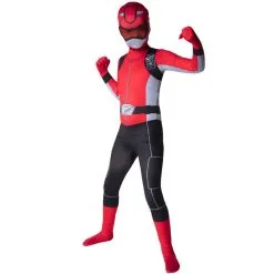 Rotes Power Rangers Beast Morpher Morphsuit Für Kinder -Kostüme für Männer Verkäufe m1 r e red beast power ranger kids dsc4094 2