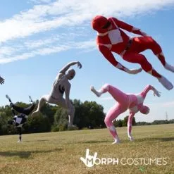 Power Rangers Morphsuit - Rot -Kostüme für Männer Verkäufe m1 r e red power rangers morphsuit lifestyle 4