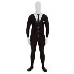 Slender Man Morphsuit -Kostüme für Männer Verkäufe m1 s l slenderman morphsuit 1 us