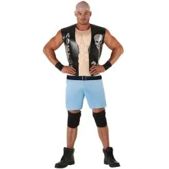 Stone Cold Steve Austin WWE Ringkämpfer Kostüm Für Männer -Kostüme für Männer Verkäufe m1 s t stone cold steve austin 1