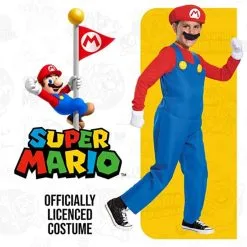Deluxe Nintendo Super Mario Bros Mario Kostüm Für Kinder -Kostüme für Männer Verkäufe mario deluxe kids 2