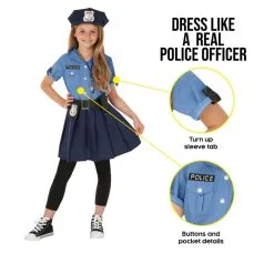 Polizei Kostüm Mädchen -Kostüme für Männer Verkäufe mckbp kids police blue4