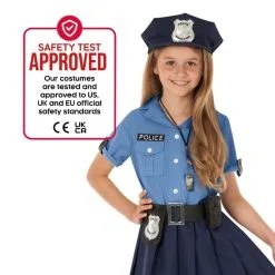 Polizei Kostüm Mädchen -Kostüme für Männer Verkäufe mckbp kids police blue6