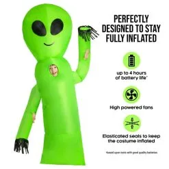 Winkende Arme Alien Aufblasbares Kostüm Für Kinder 14 Winkende Arme Alien Aufblasbares Kostüm Für Kinder -Kostüme für Männer Verkäufe mckgiaw alien wavy arm guy kids feature 1