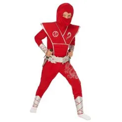 Ninja Kostüm Kinder -Kostüme für Männer Verkäufe mckrsdn red silver ninja 02