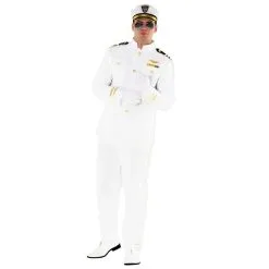 Weißer Offiziersanzug Für Männer -Kostüme für Männer Verkäufe mcmwo naval officer secondary 01