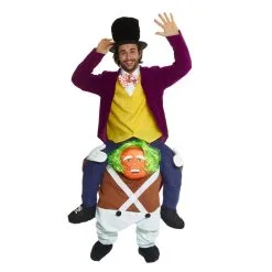 Schokoladenfabrikarbeiter Huckepack Kostüm -Kostüme für Männer Verkäufe mcpbcw 2