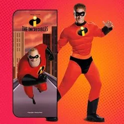 Offizielles Disney Unglaublichen Mr Incredible Muskel Superheld Kostüm Für Männer -Kostüme für Männer Verkäufe mens mr incredible costume 1
